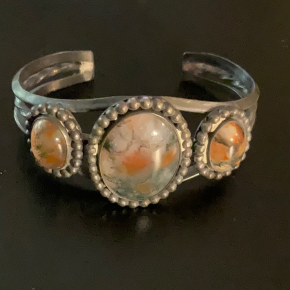 Yellowhorse Style Navajo Sterling Picture Bracelet i do not...